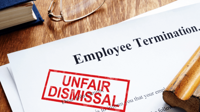 unfair dismissal 1 min